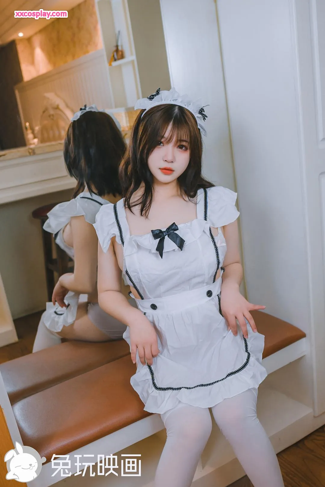 ชุดเมดผ้ากันเปื้อนสุดน่ารักจากทูว่านหยิงหัว